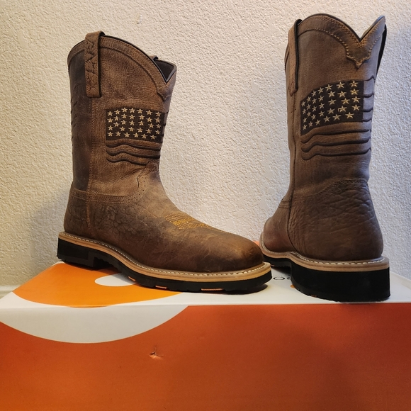 Tegopro Patriot | Western Work Boots | Steel Toe | Size:12 Width:D - Picture 5 of 5